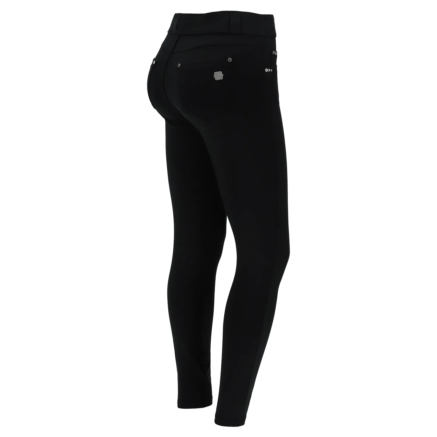 Freddy N.O.W. Skinny Hose Damen Jersey Schwarz atmungsaktiv