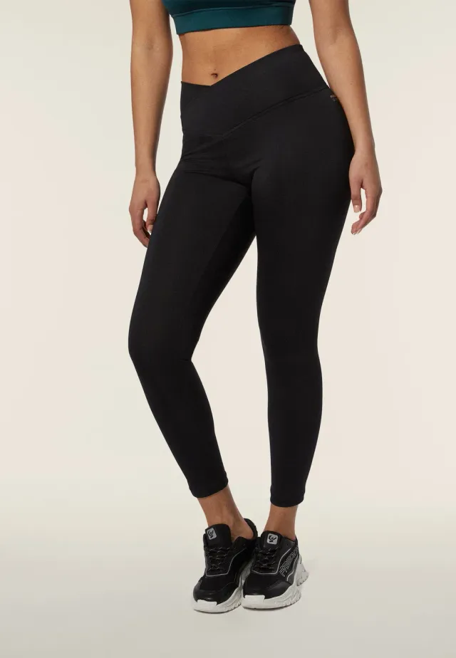 Freddy D.I.W.O. 7/8 Leggings Damen Schwarz High Waist