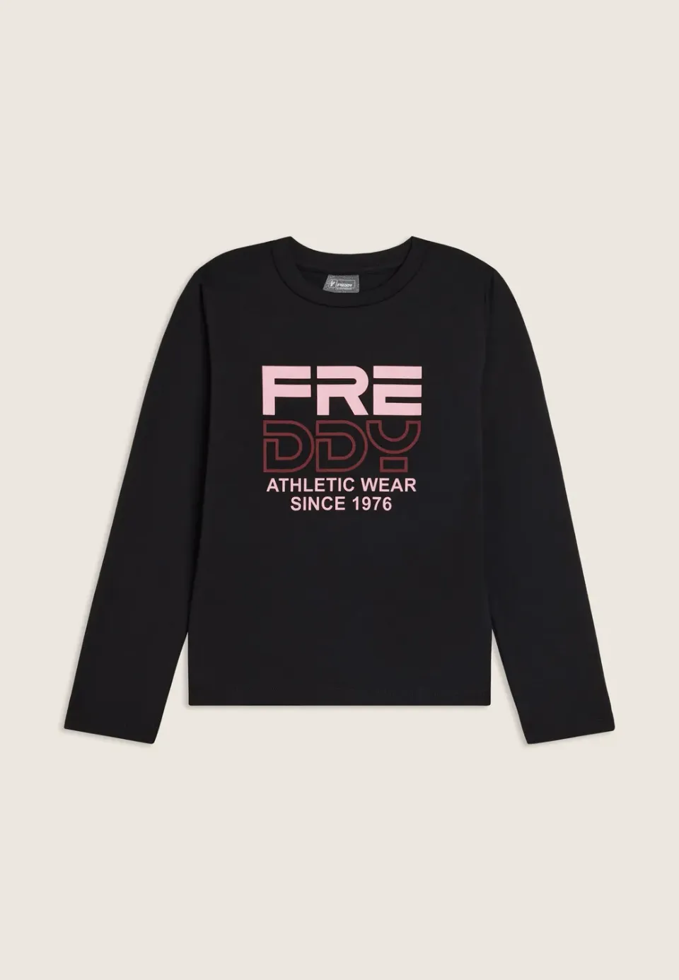 Freddy Athletic Wear Junior Langarmshirt Milk White Baumwolle