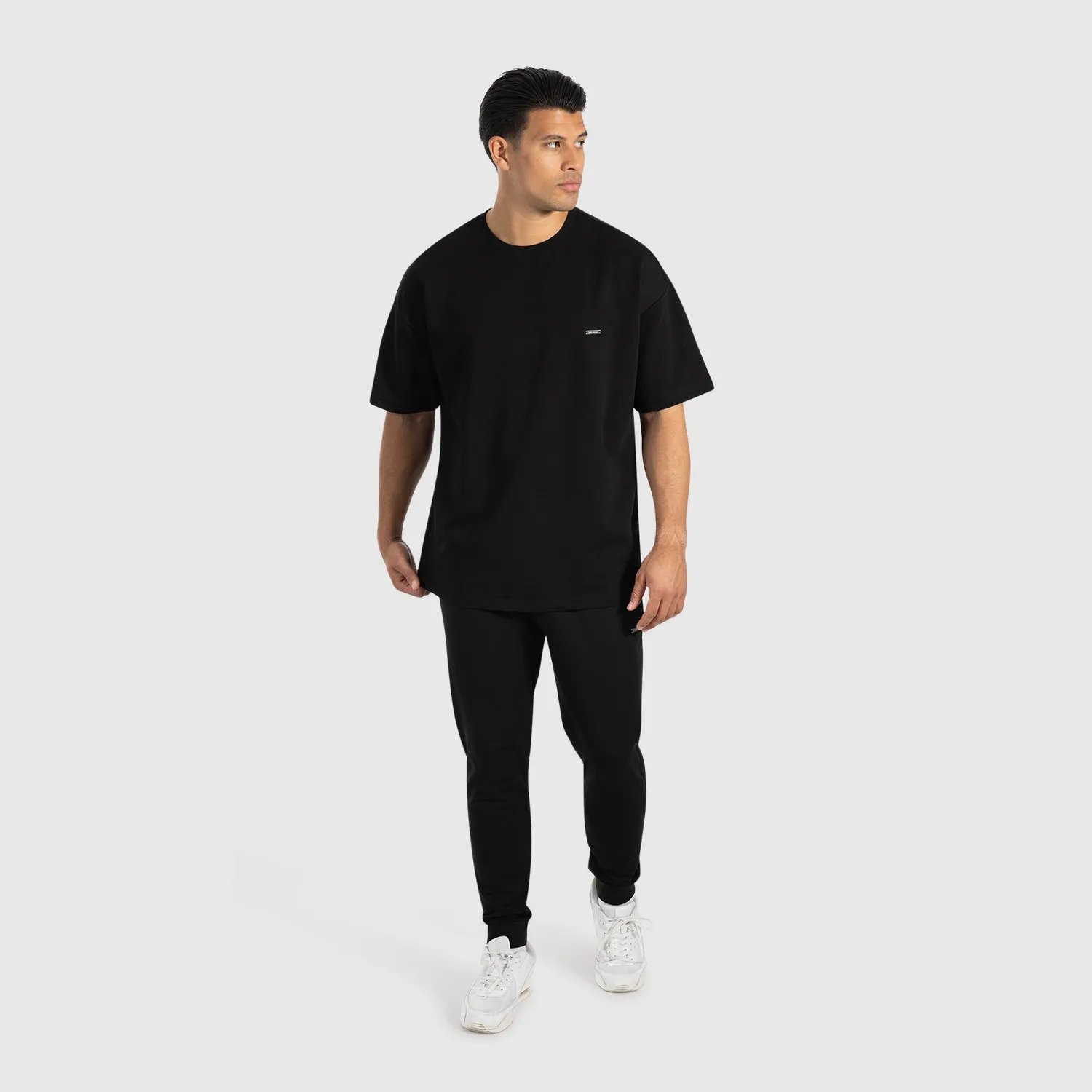 Smilodox Nilo Jogginghose Herren Schwarz Regular Fit