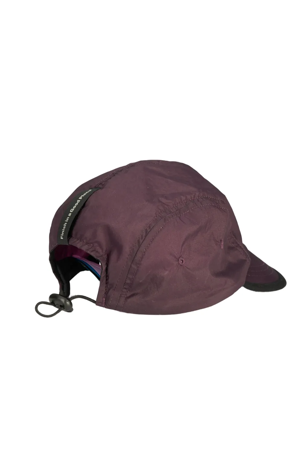 UNNA Smiles Run Cap Laufcap Aubergine Nylon