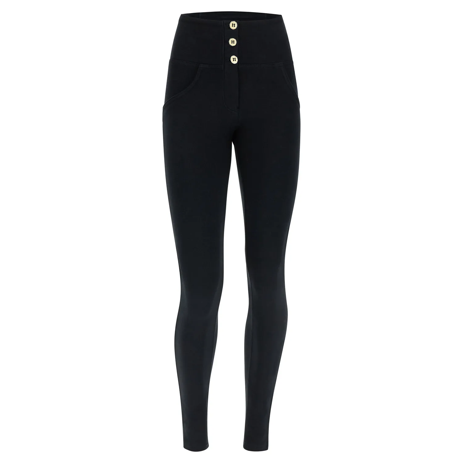 Freddy WR.UP Push-up Hose Olive High Waist Baumwolle