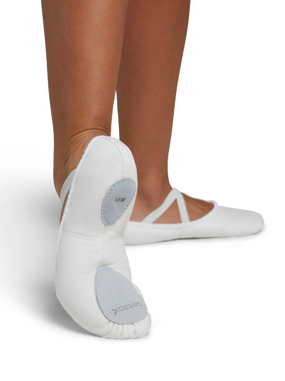 Capezio Classics Cobra Ballettschläppchen Weiß Canvas Gr.42,5