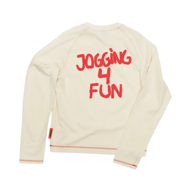 UNNA Jogging 4 Fun LS Shirt Vanilla White