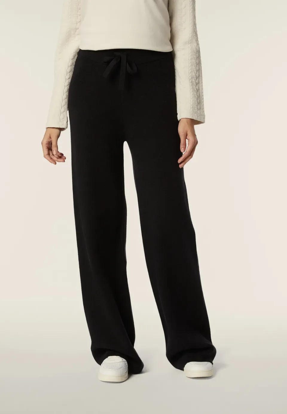 Freddy Comfort Tricot Freizeithose Tawny Birch weit