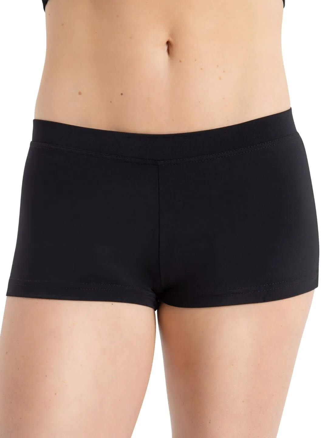 Capezio TB113 Boy Cut Low Rise Shorts Schwarz blickdicht