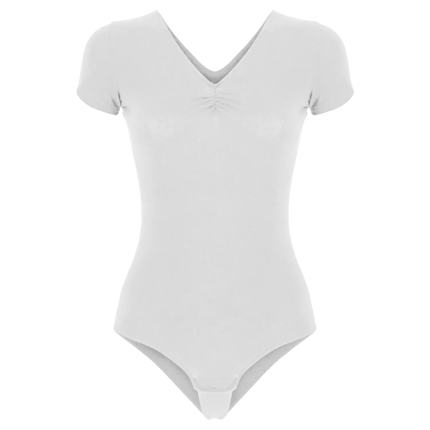 Freddy WR.UP Kurzarm Body V-Ausschnitt schwarz Jersey