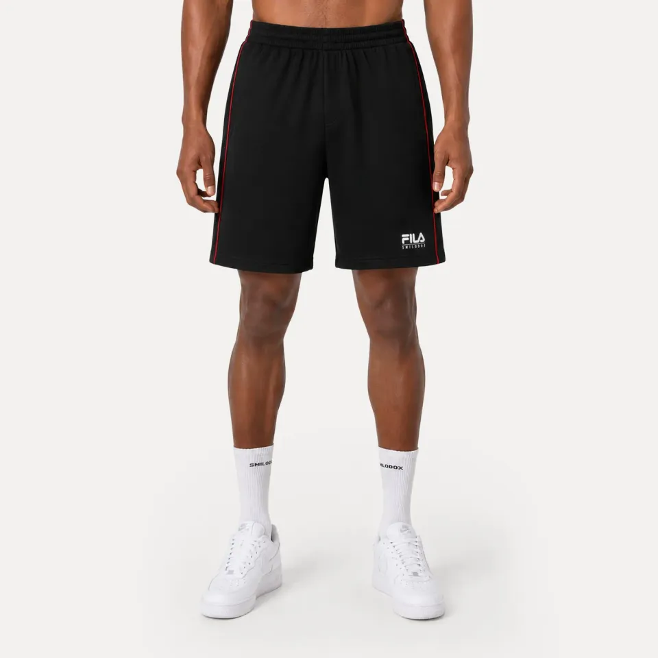 Smilodox x Fila Iseo Shorts Herren schwarz Regular Fit