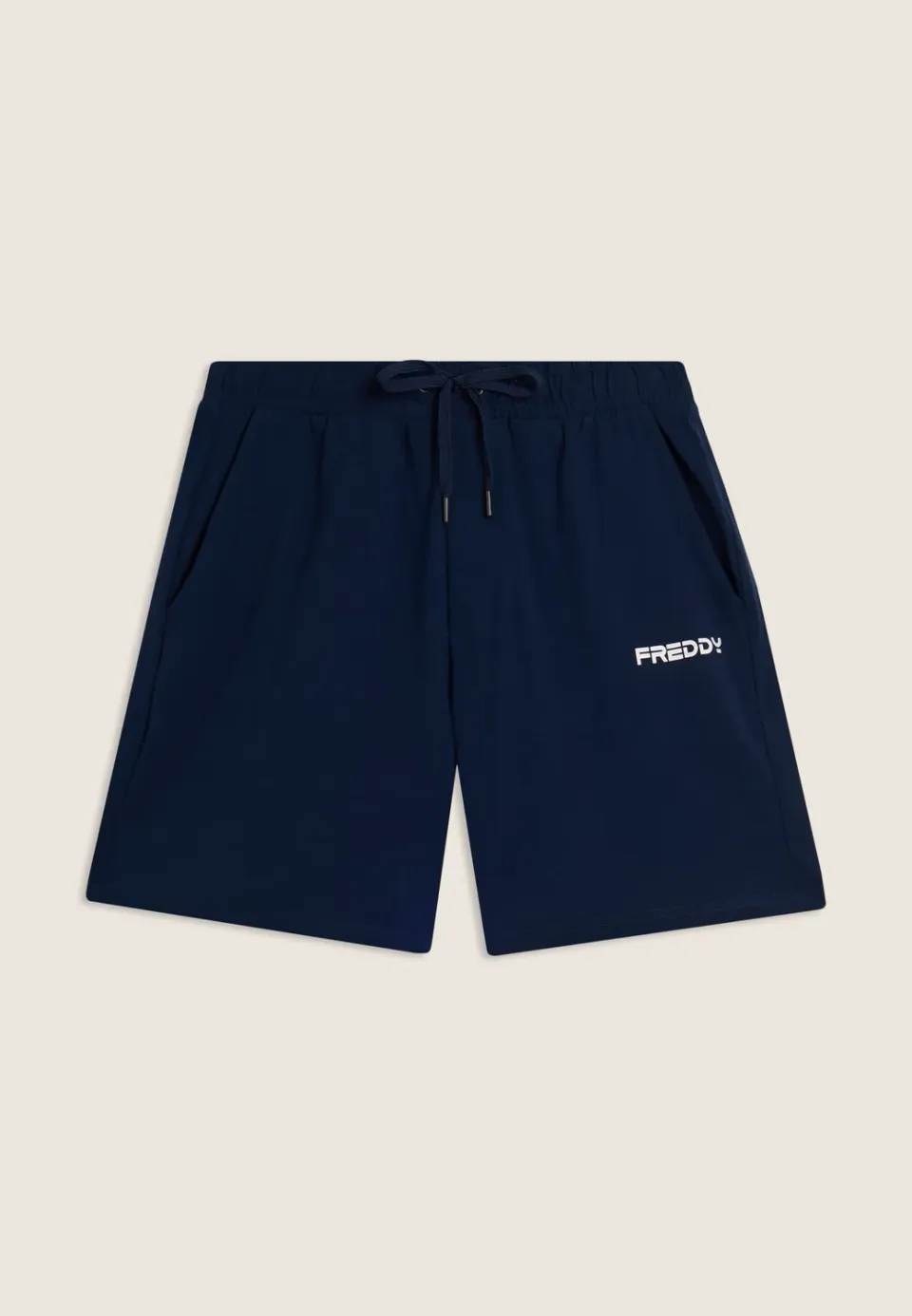 Freddy Shorts Bermuda Schwarz Heavy-Jersey stretch