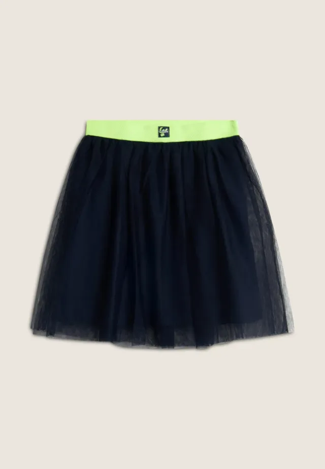 Freddy Mesh Tutu Rock Mädchen Blau Ballettrock