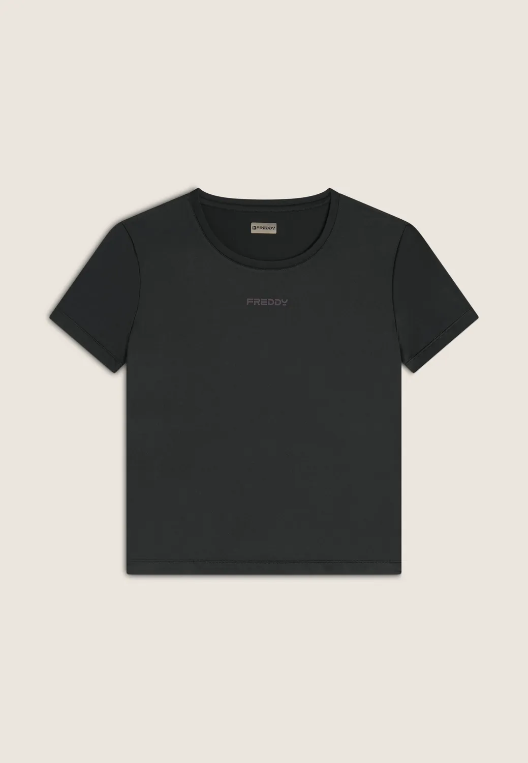 Freddy T-Shirt Sportshirt Schwarz D.I.W.O. Atmungsaktiv