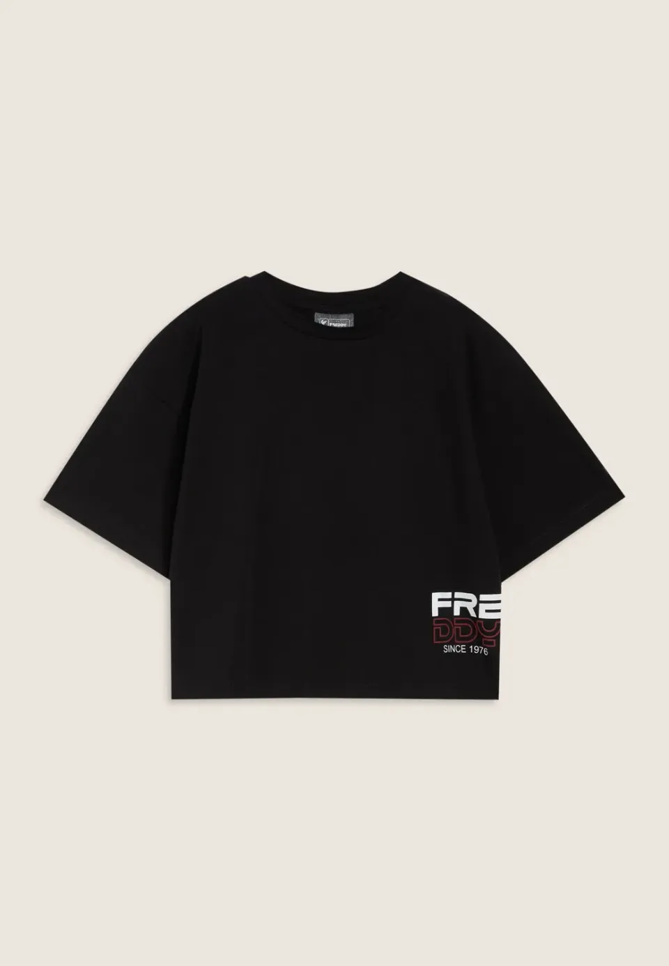 Freddy Oversize Cropped Mädchen T-Shirt Baumwolle