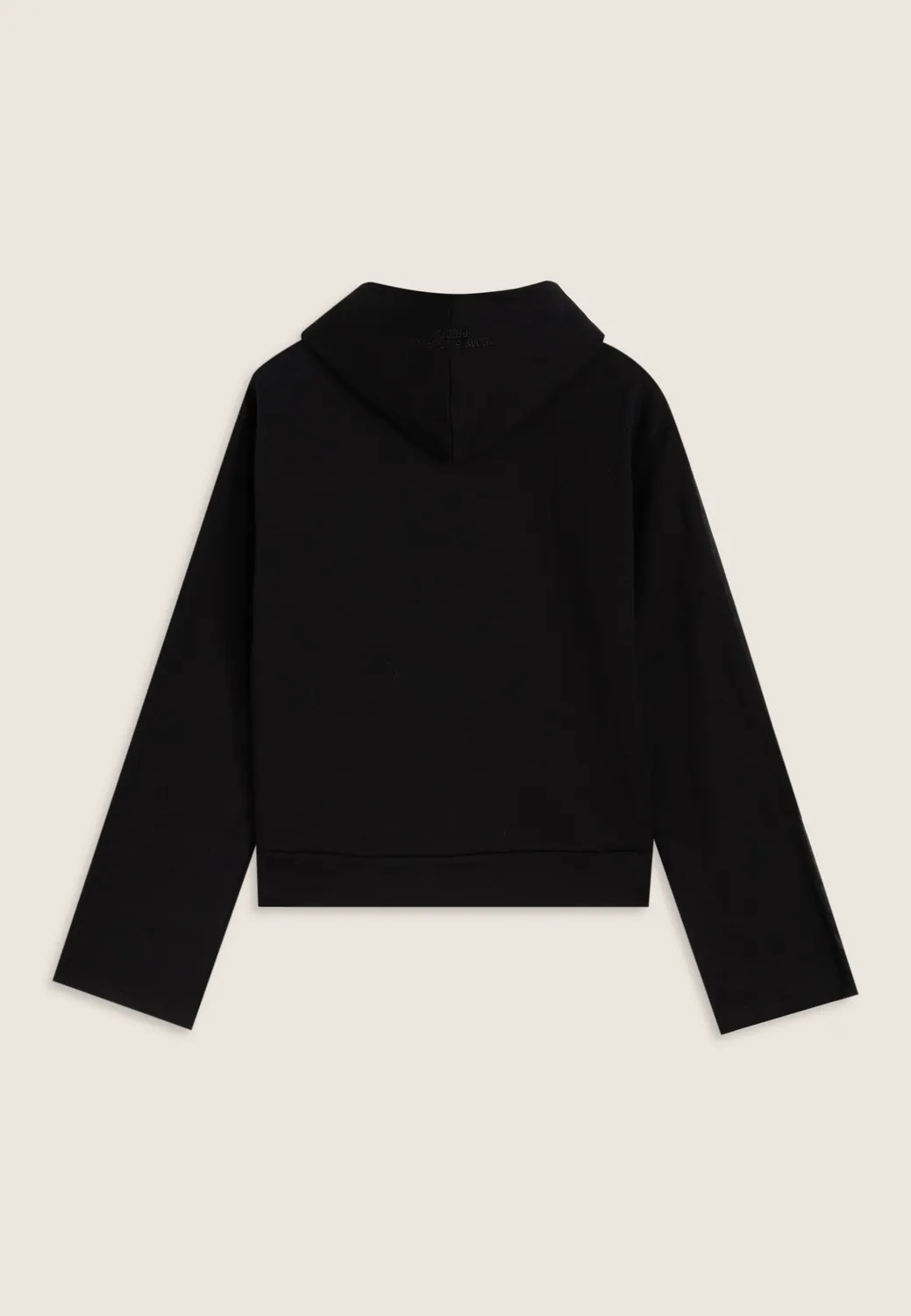 Freddy Hoodie Damen Kapuze Logoband Nero weich