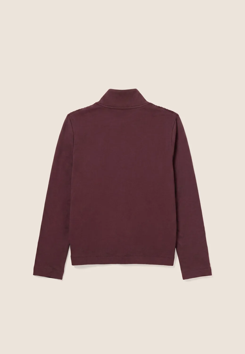 Freddy Slim Ripp Sweatjacke Damen Decadent Chocolate figurbetont