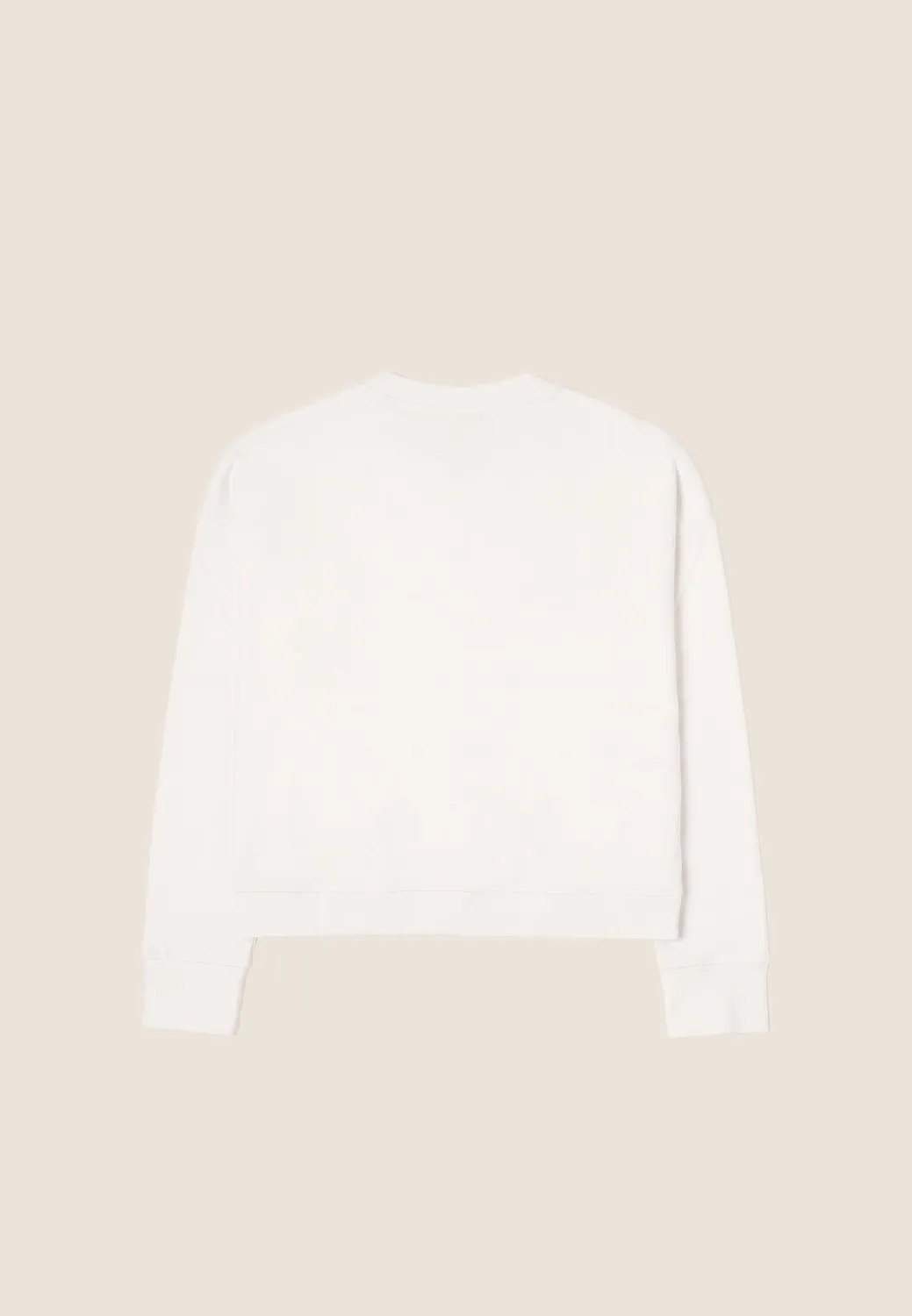 Freddy Cropped Sweatshirt Damen Schwarz V-Ausschnitt Basic