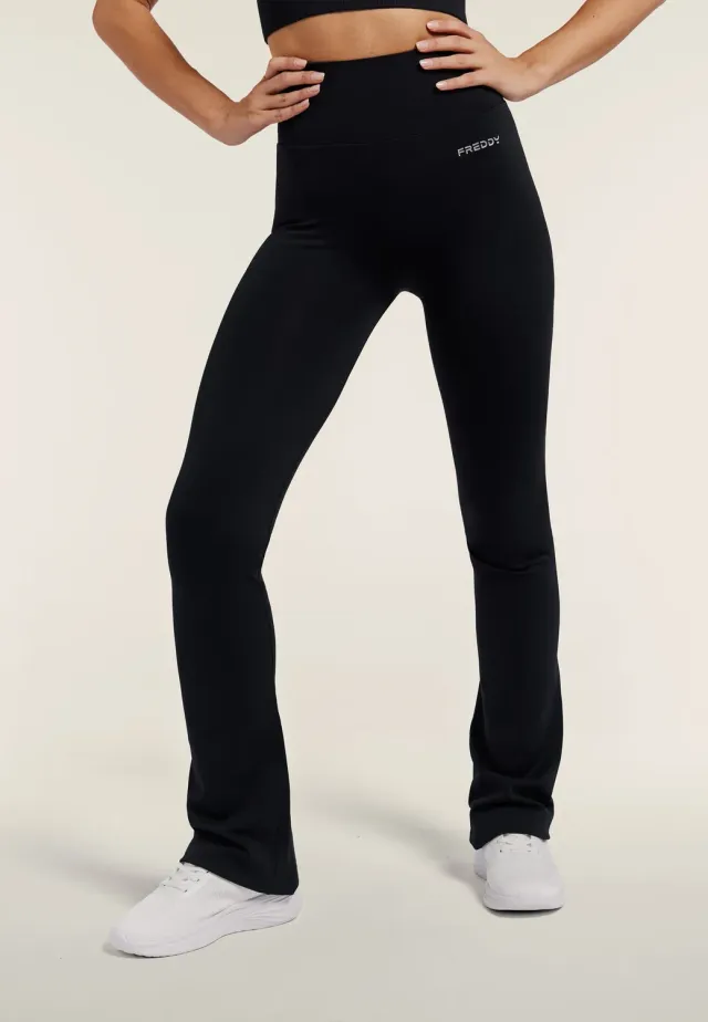 Freddy NS Flare Vita Altissima Leggings Ocean Cavern blickdicht