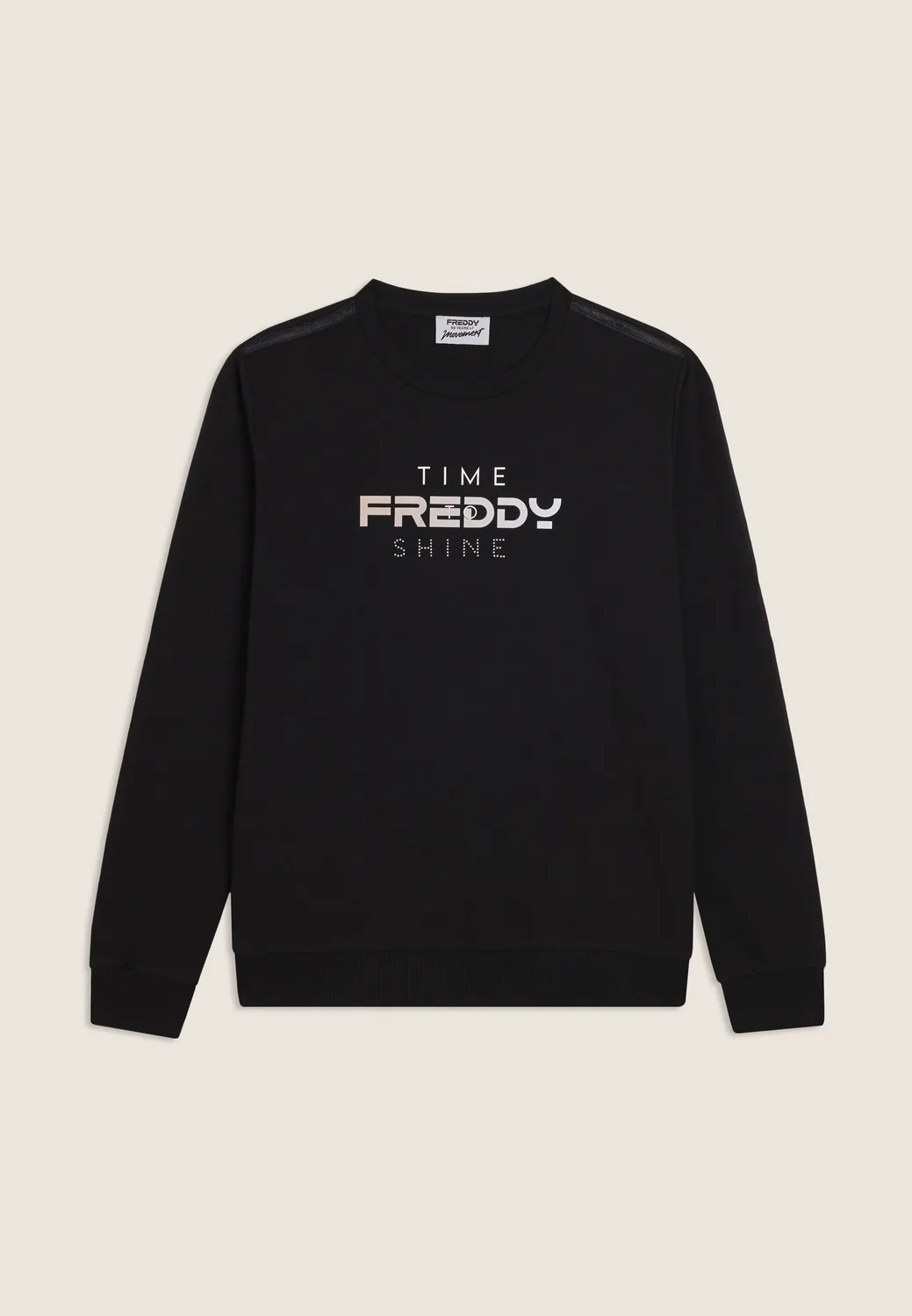 Freddy Time Shine Sweatshirt Dunkelblau Logo