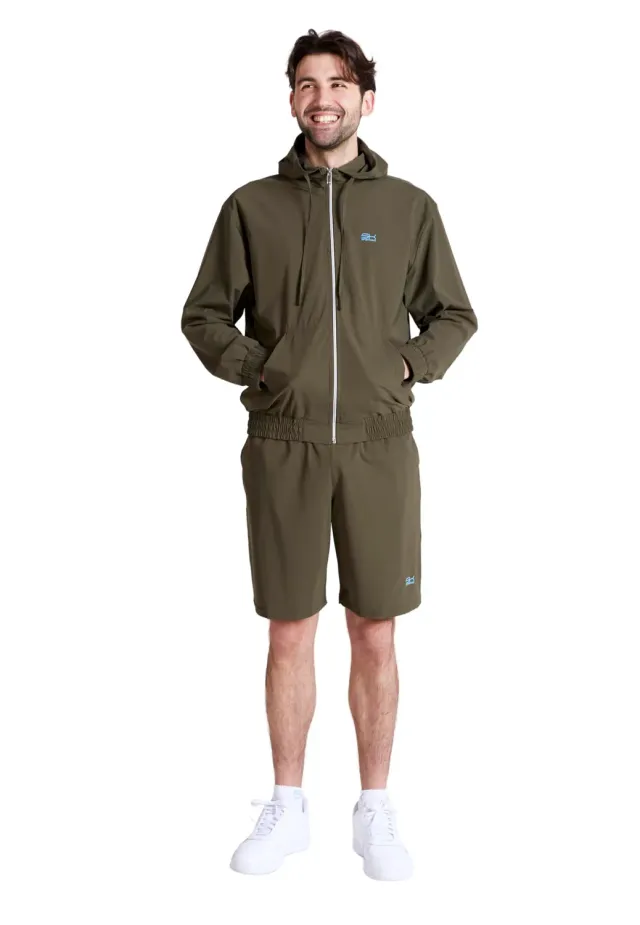 SPORTKIND Cross Trainingsjacke atmungsaktiv mit Kapuze