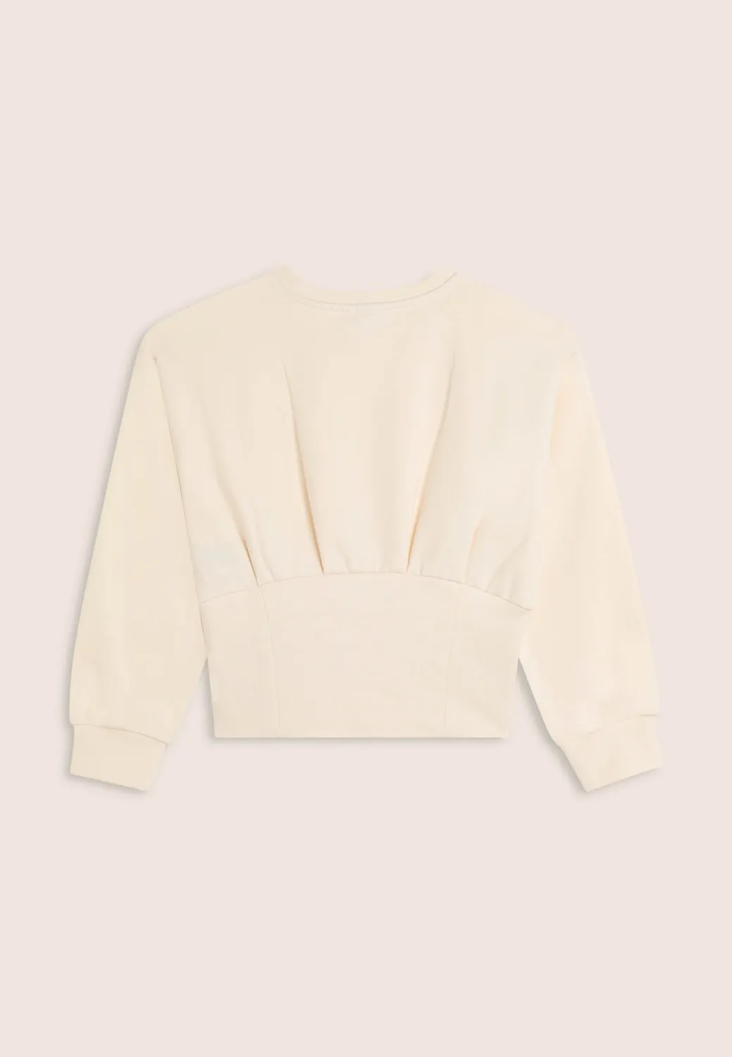 Freddy Cropped Sweatshirt Mädchen Rippbündchen