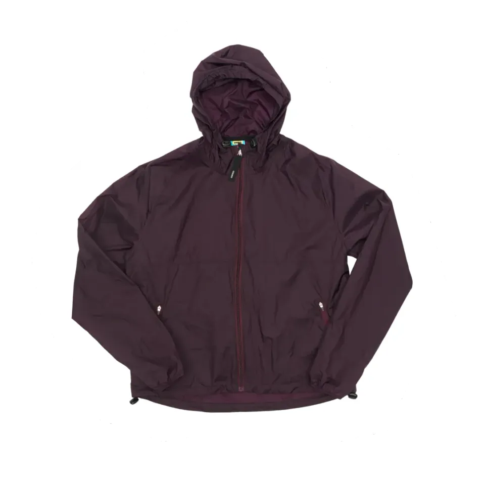 UNNA Smiles Run Jacket W Laufjacke Aubergine winddicht