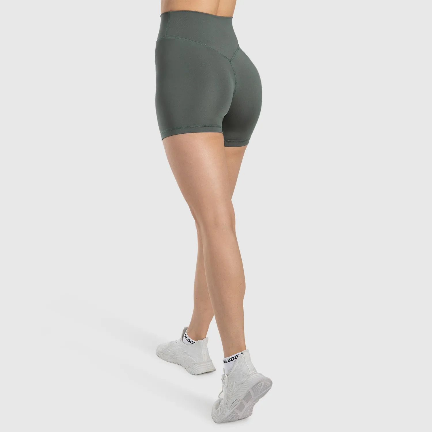 Smilodox Lavina Shorts Schwarz Damen High Waist
