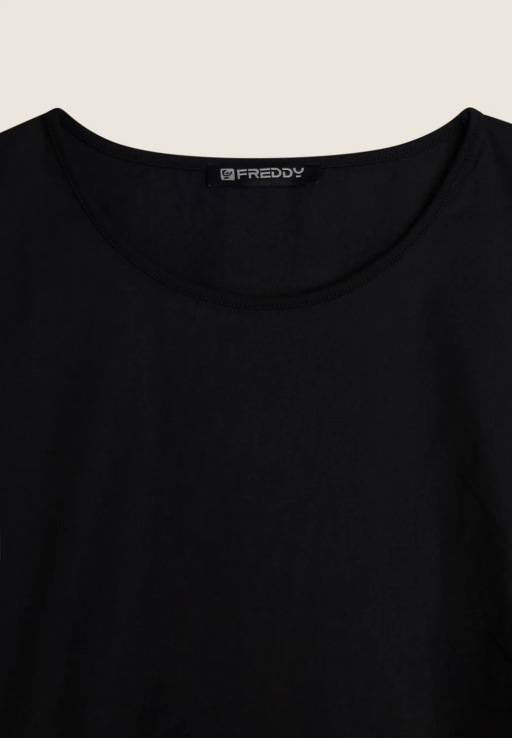 Freddy Regular T-Shirt Damen Baumwolle Dunkelblau