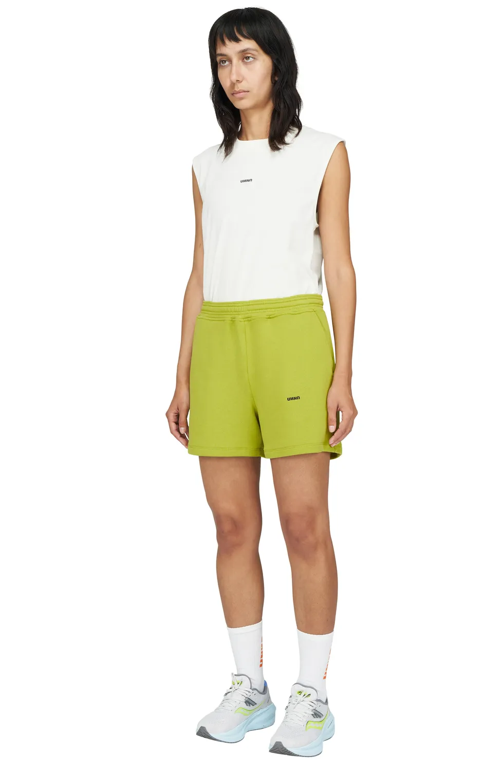 UNNA Slow Motion Shorts W Shorts Golden Green Baumwolle