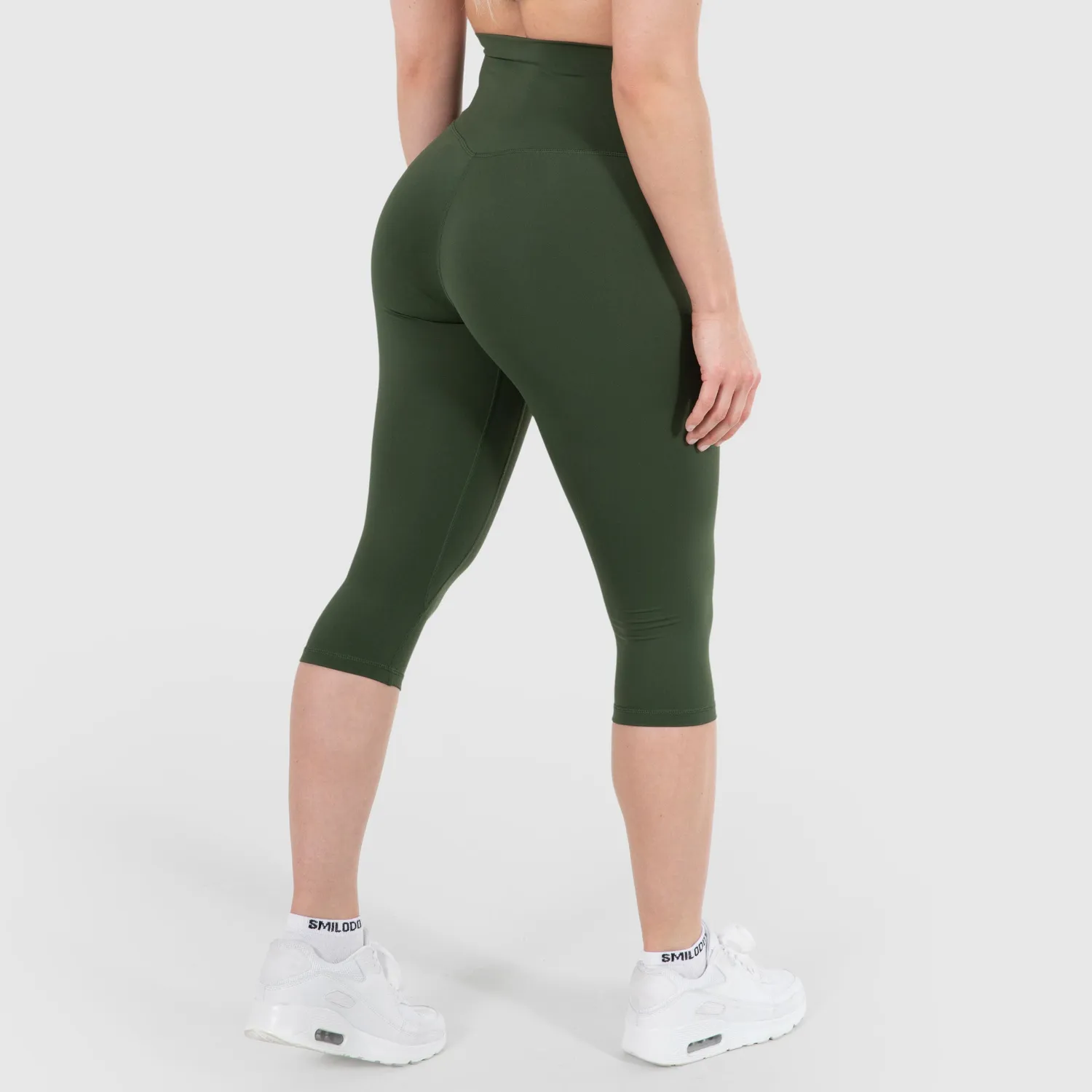 Smilodox Caprice Capri Leggings Damen Schwarz High Waist