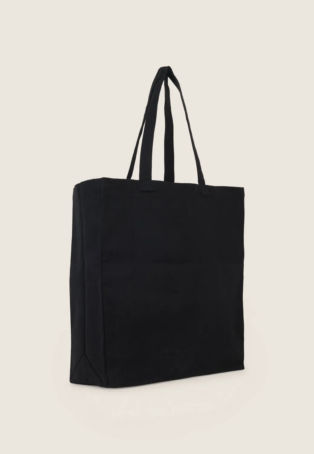 Freddy Elite Shopper Tasche Schwarz Canvas groß