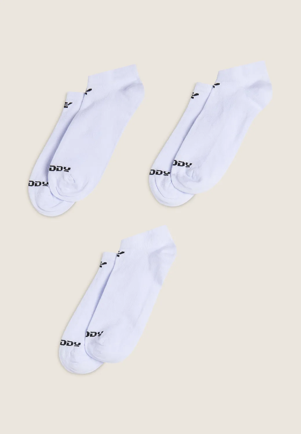 Freddy Sportsocken 3er Pack Schwarz-Weiß kurz