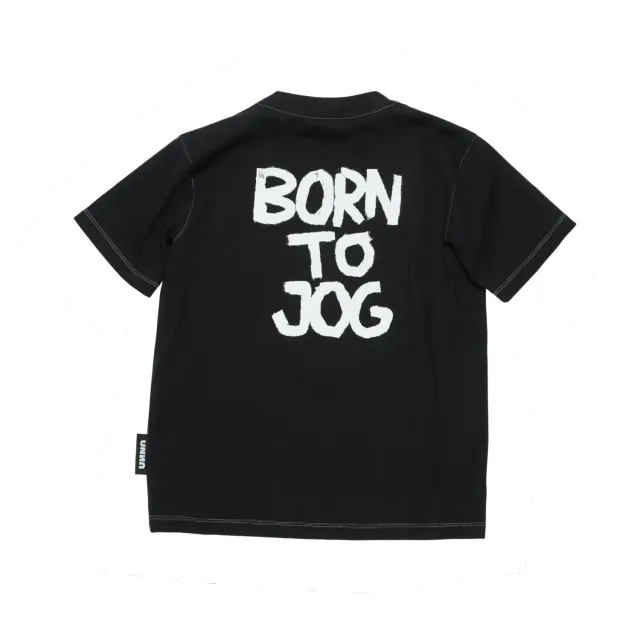 UNNA Born To Jog Tee Laufshirt schwarz Baumwolle