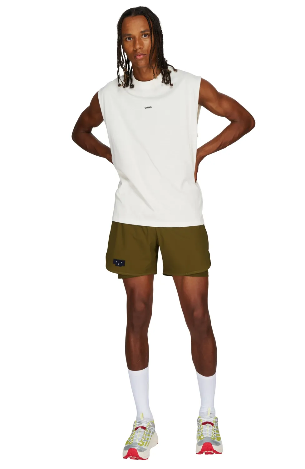 UNNA Flex Tank Top Herren Vanilla White Bio-Baumwolle