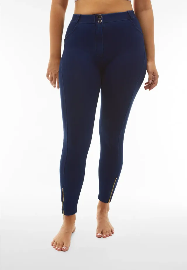 Freddy WR.UP 7/8 Jeggings schwarz Reiverschluss push-up