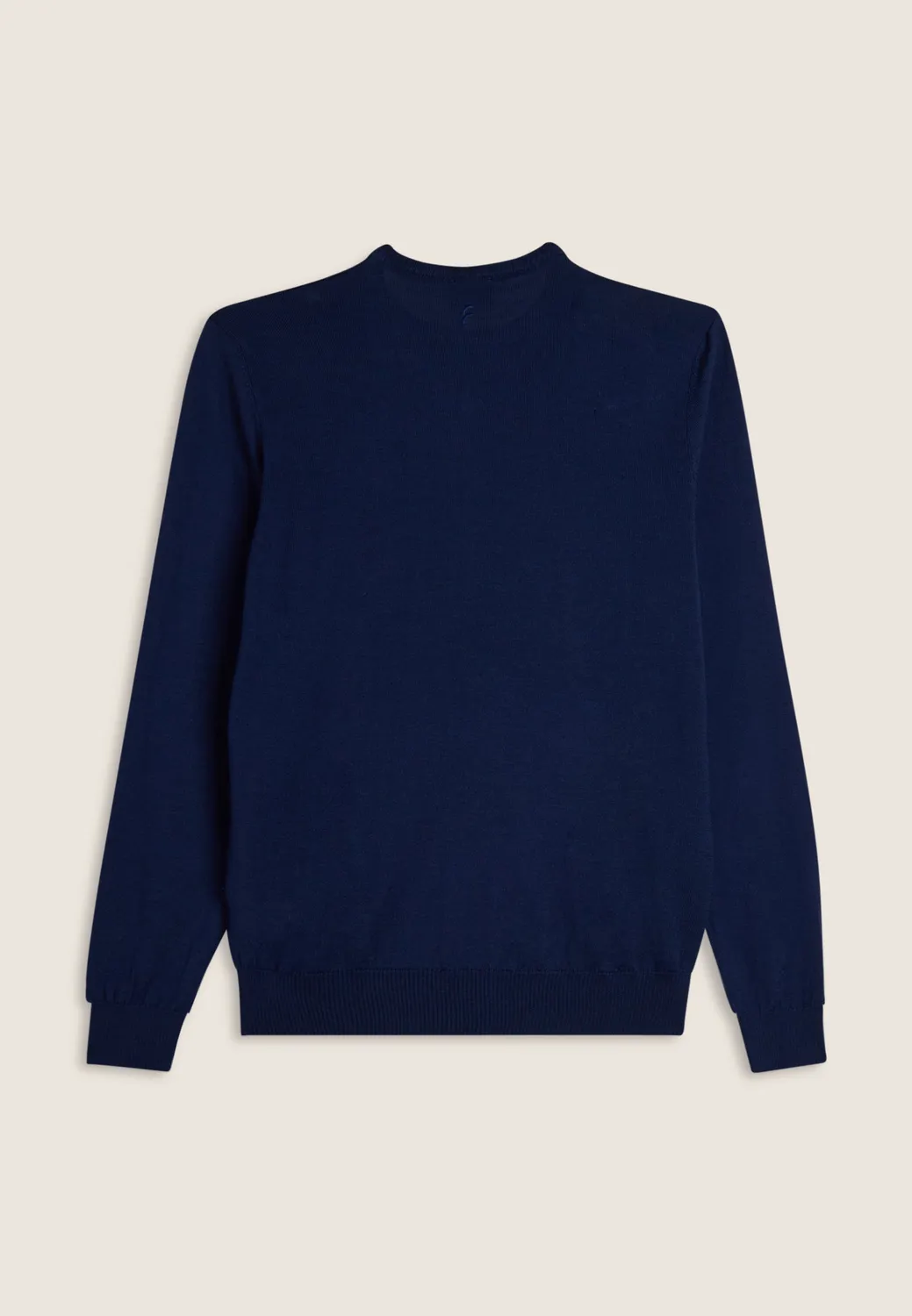 Freddy Wollpullover Herren Rundhals 100% Wolle Nero