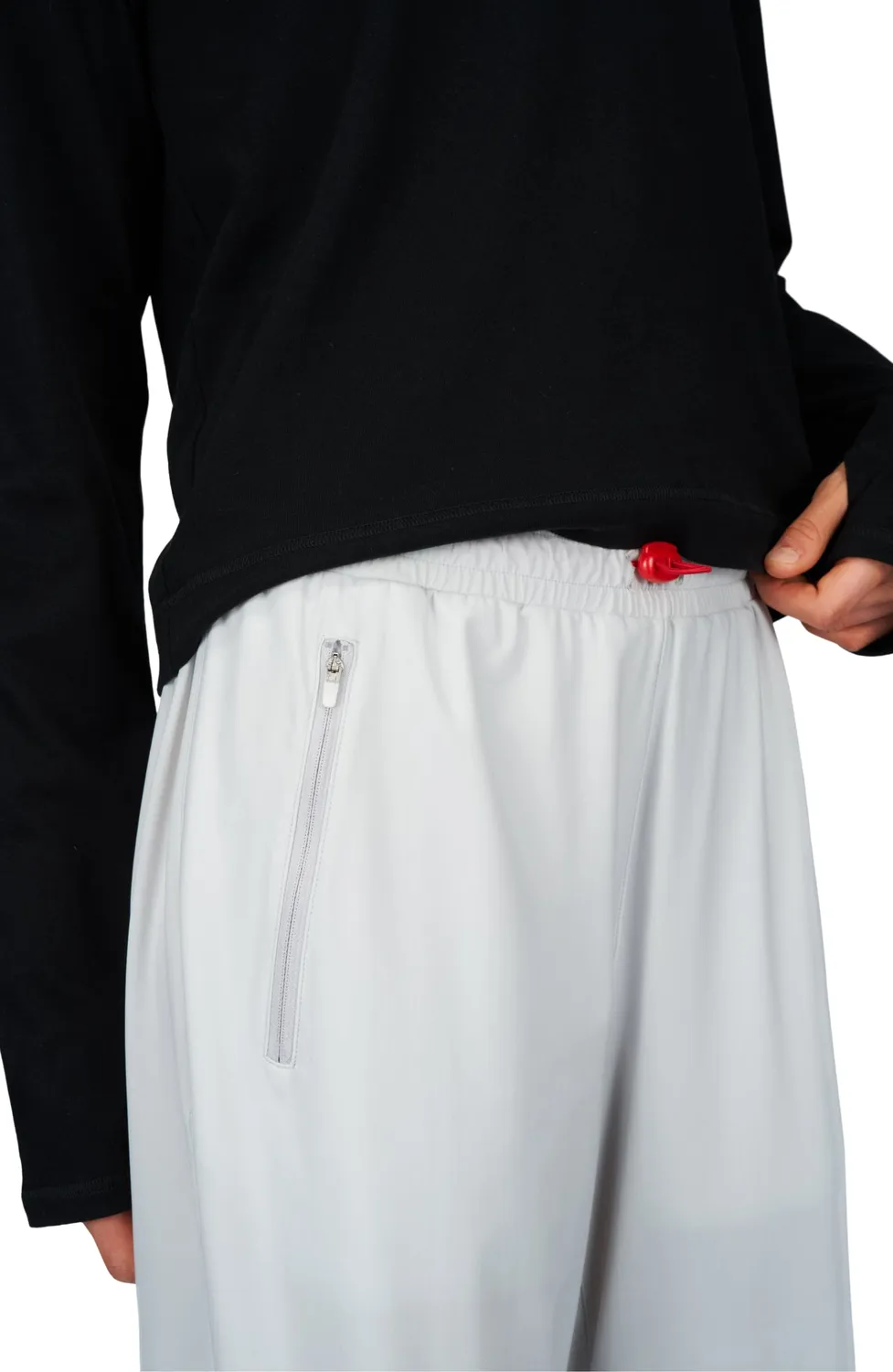 UNNA Everywhere Pants Wide W Laufhose Ghost White weit
