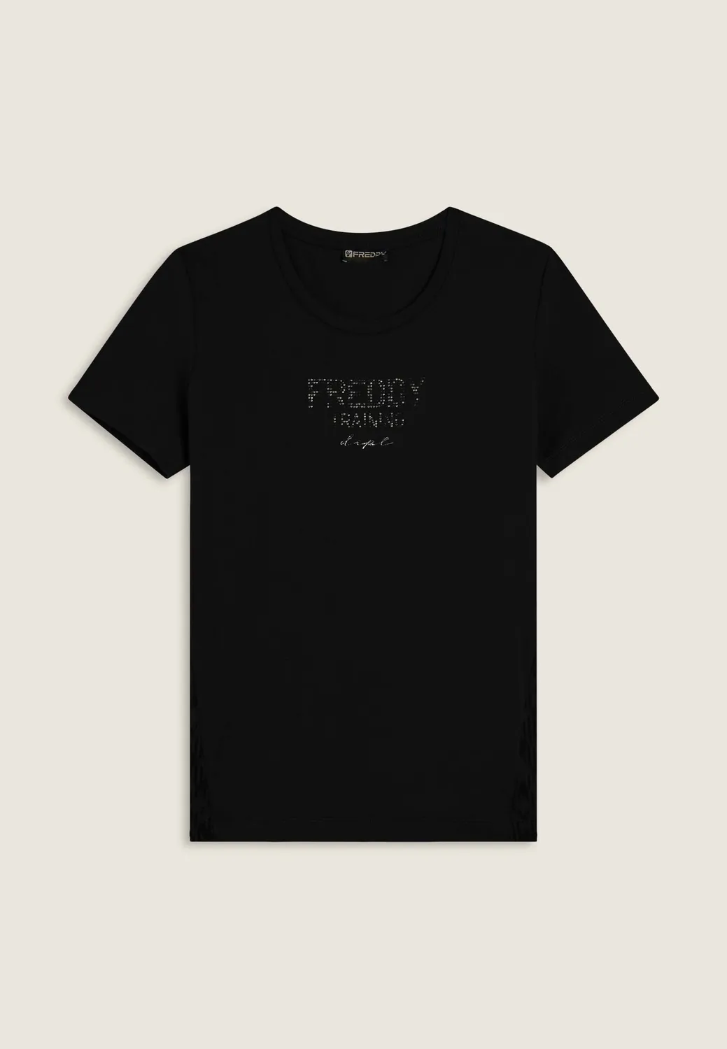 Freddy Raglan Longsleeve NNG71 Schwarz Geometrisch