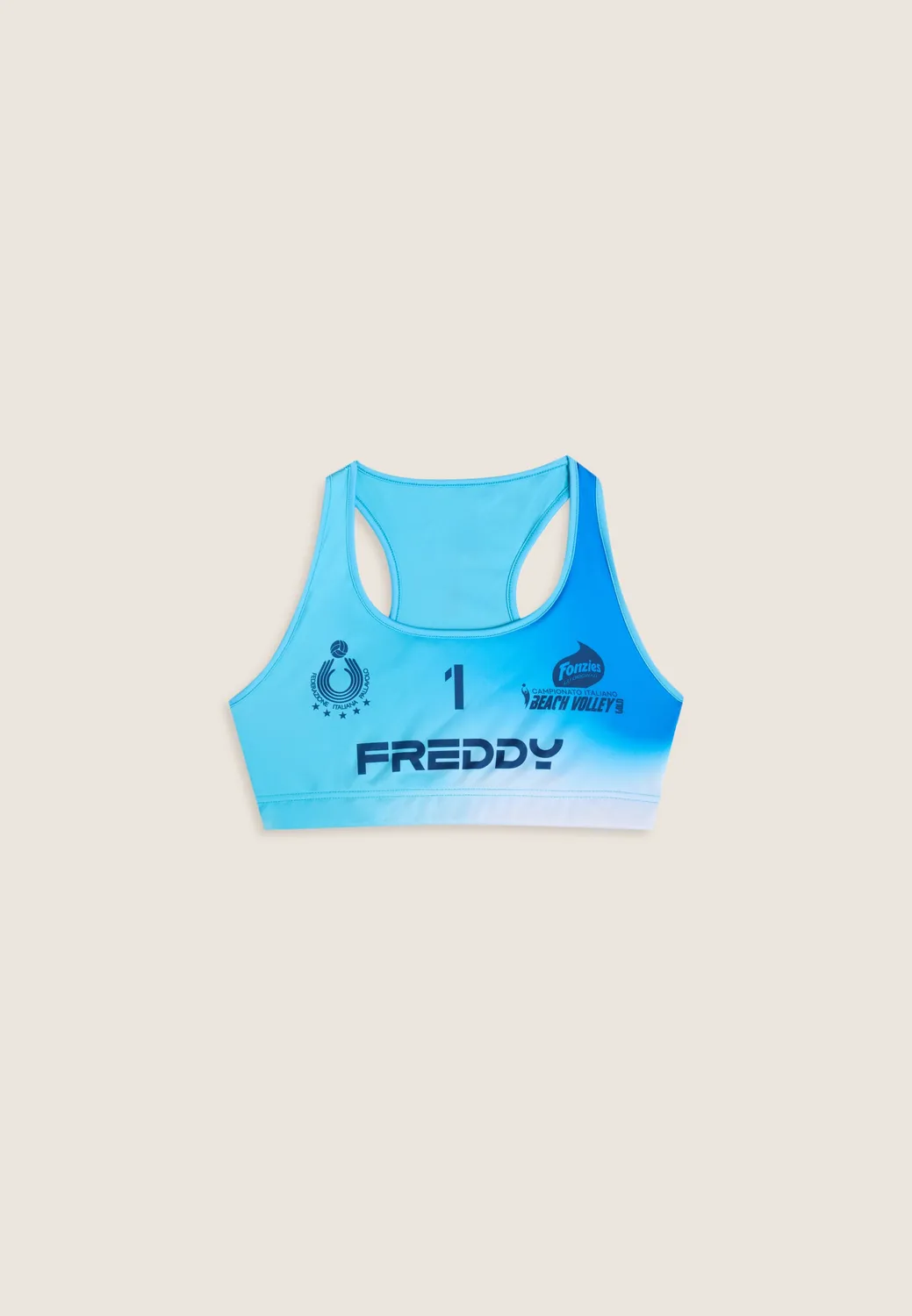 Freddy Beach Volley Gold 2025 Top Damen Orange Nr.1 atmungsaktiv