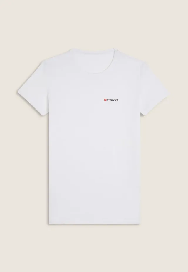 Freddy T-Shirt Herren Baumwolle mit Logo 100% Baumwolle