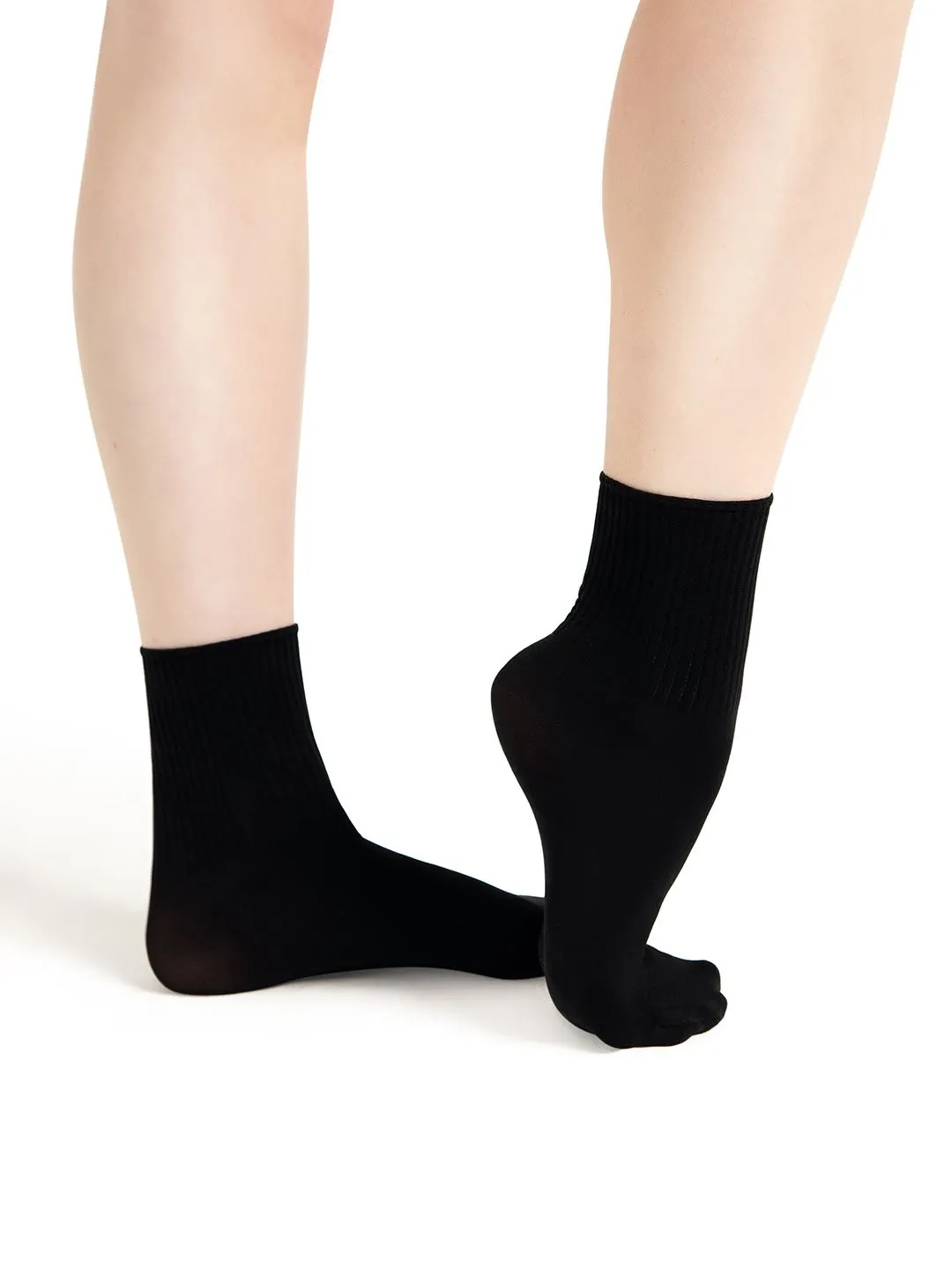 Capezio Class BG022C Tanzsocken Kinder Weiß Rippe Paar