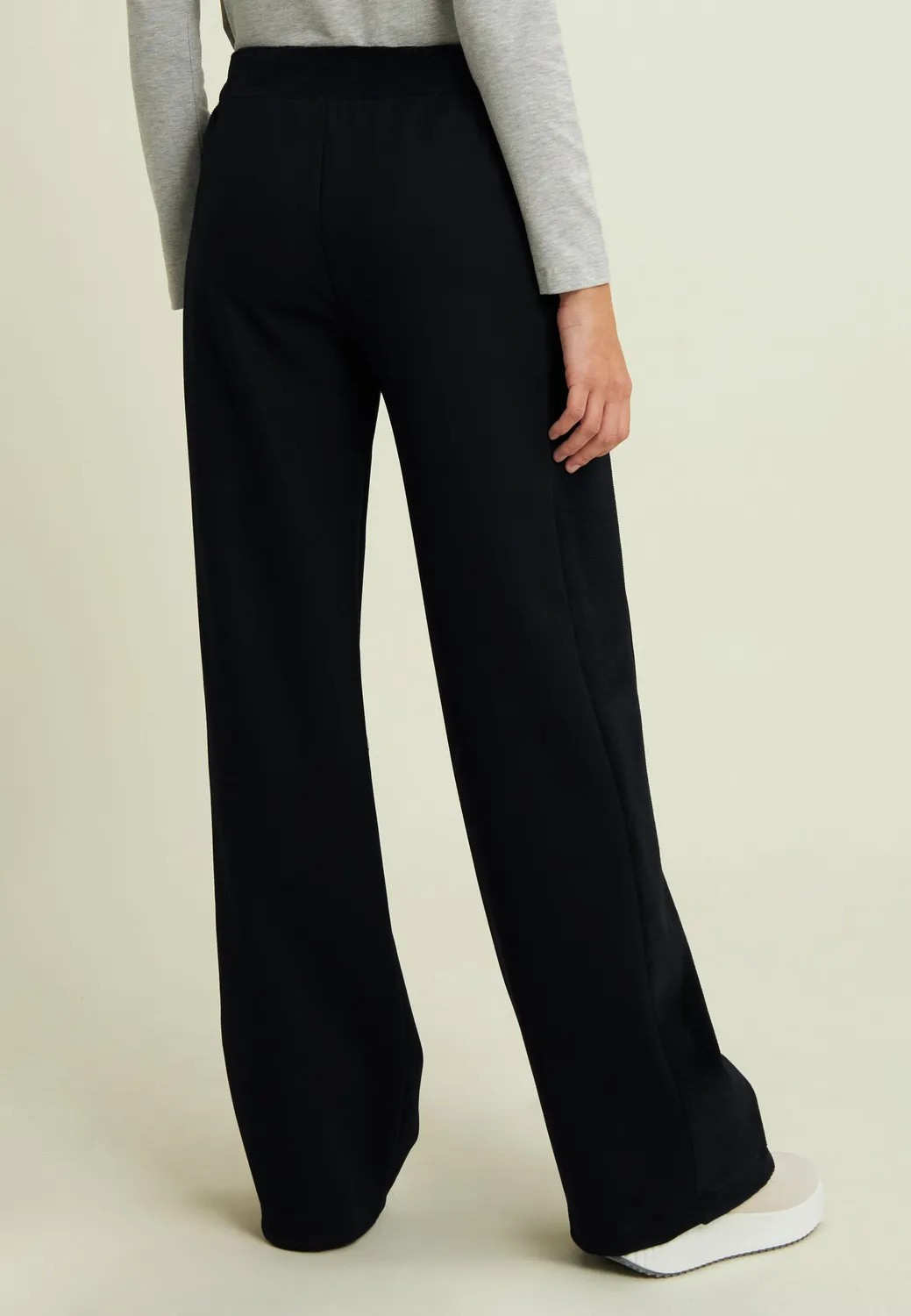 Freddy Wide Leg Hose Viskose Dark Sapphire