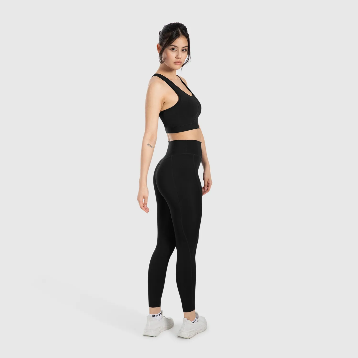 Smilodox Sorea Candace Sport-BH Schwarz Racerback