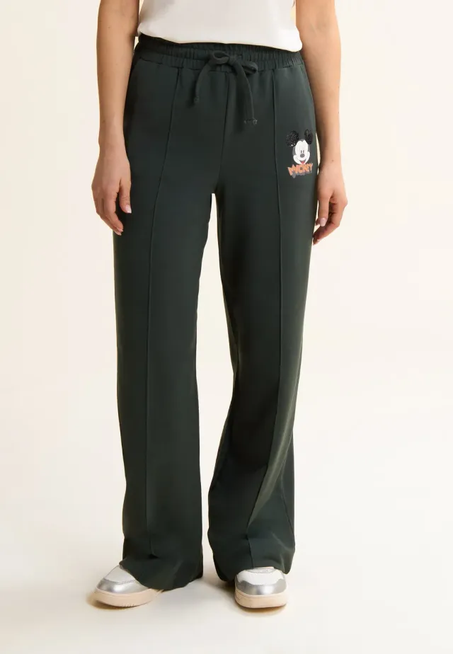 Freddy Mickey Mouse Sporthose schwarz weites Bein