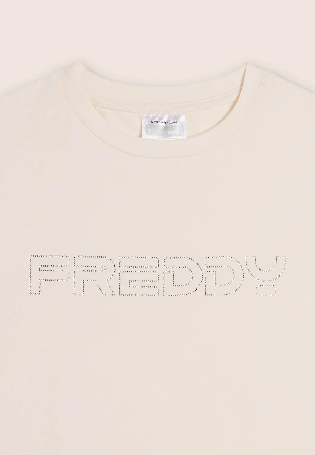Freddy T-Shirt Mädchen Schwarz Strass regular