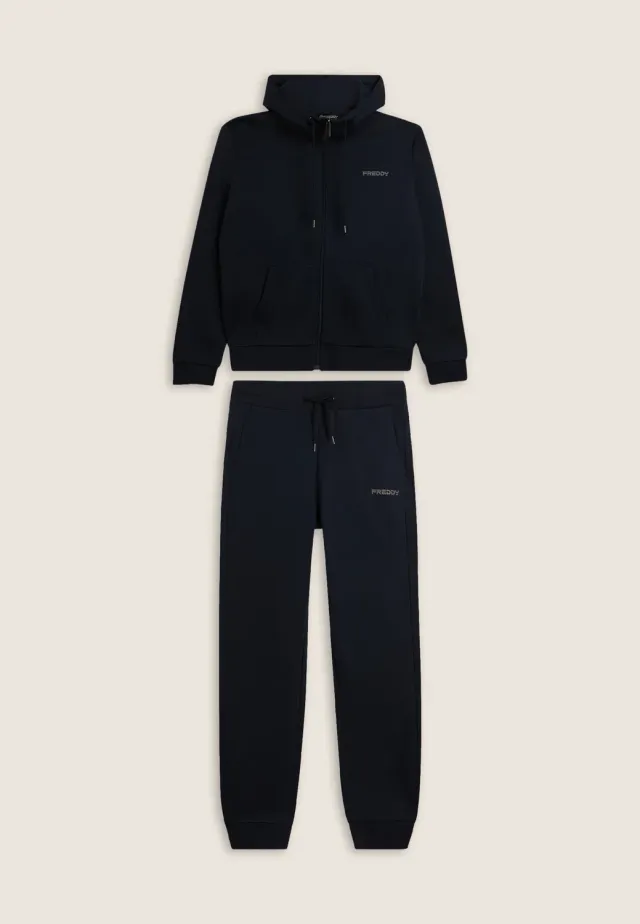 Freddy Full-Zip Trainingsanzug Herren Dunkelblau