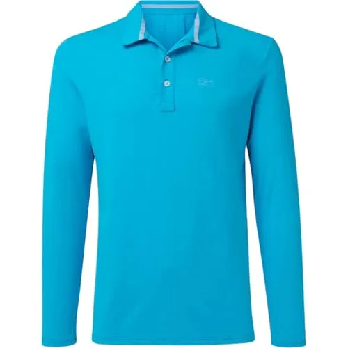 SPORTKIND Tennis Poloshirt Langarm Herren atmungsaktiv