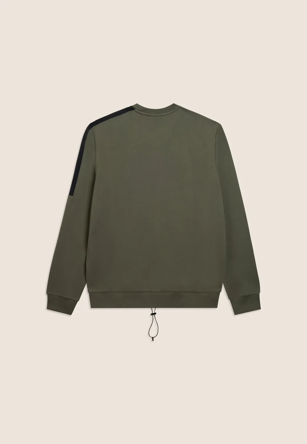 Freddy French Terry Sweatshirt Bianco Kontrast Reissverschluss