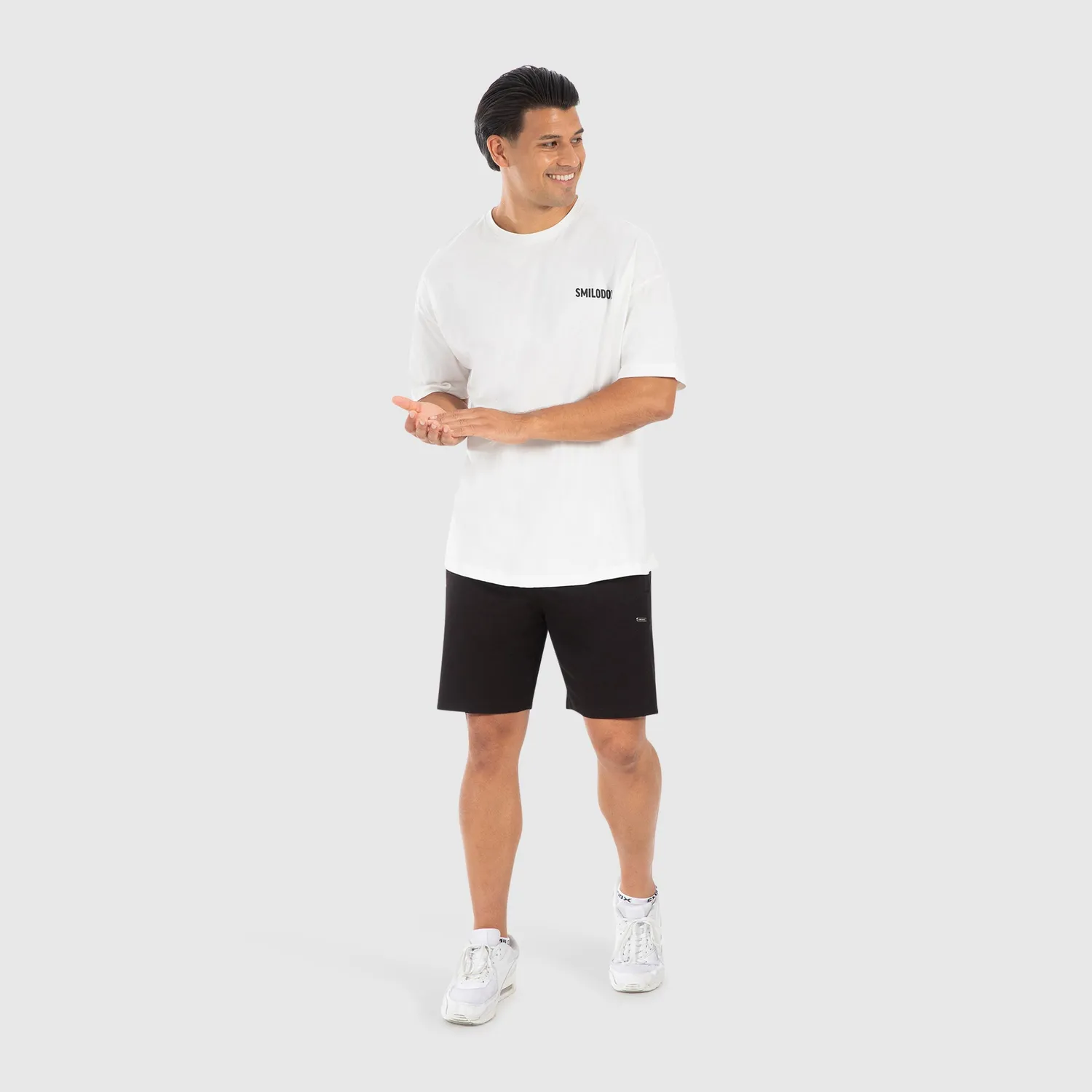 Smilodox Cyris T-Shirt Unisex Schwarz Oversize
