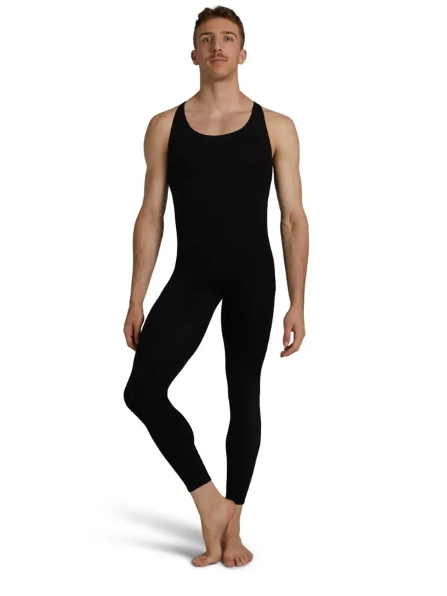 Capezio CC821 Unitard Overall Herren Schwarz Baumwolle