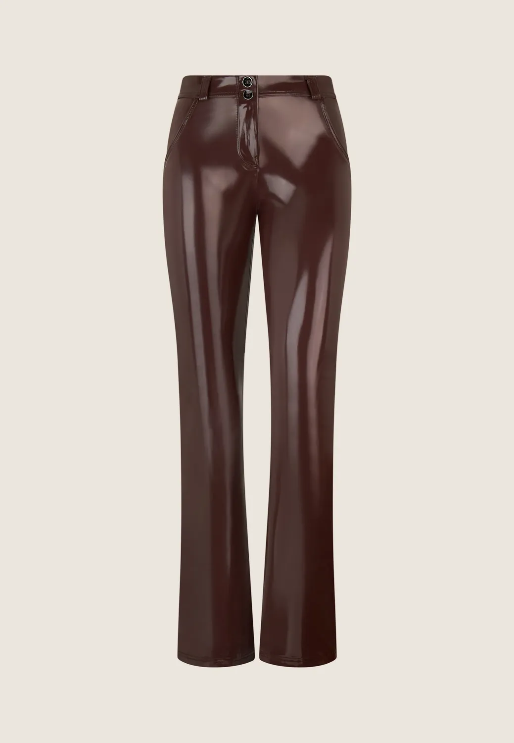 Freddy WR.UP Flare-Hose Latex Schwarz Regular recycelt