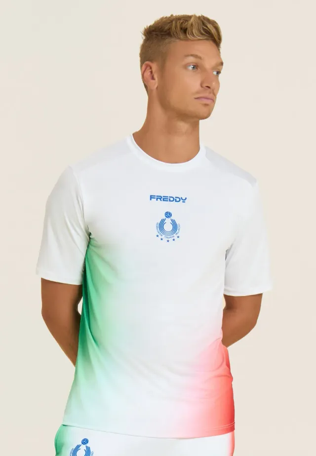 Freddy Beach Volley Nazionale Italia 2025/26 T-Shirt blau